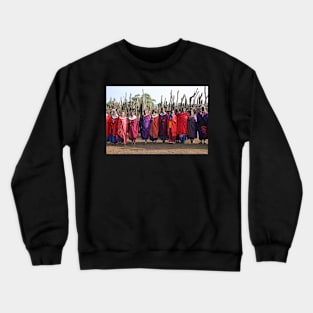 Maasai (Masai) Women of Kenya & Tanzania Crewneck Sweatshirt